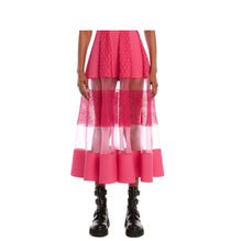 Load image into Gallery viewer, Alexander McQueen Tiered Flared Midi Skirt

