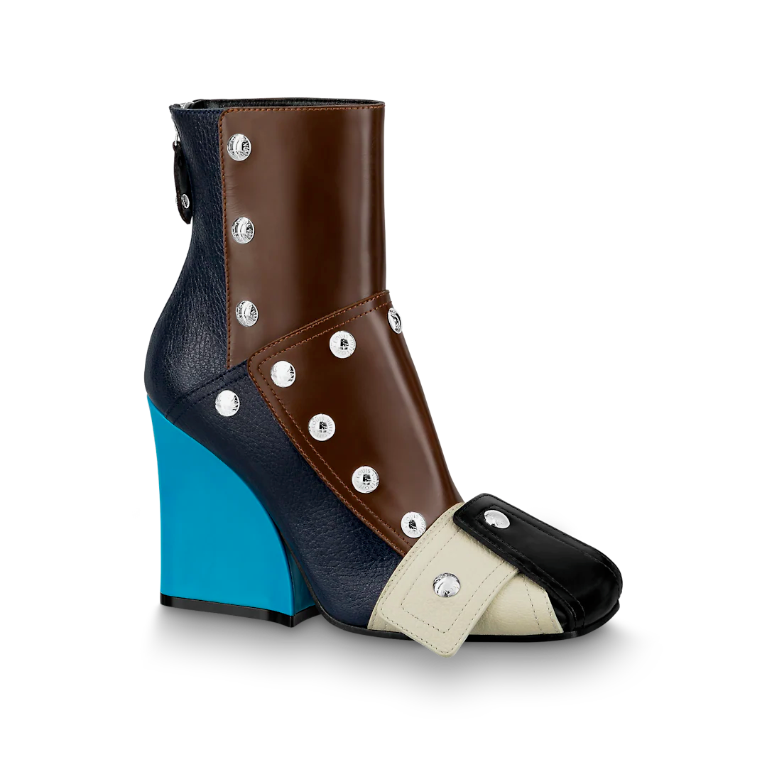 Louis Vuitton boot with wedge Patti model. Fall Winter 2021