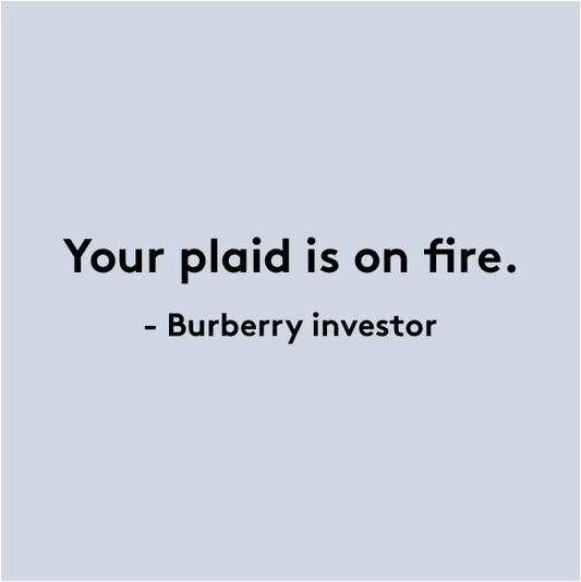 Your Plaid is on Fire. - Tulerie