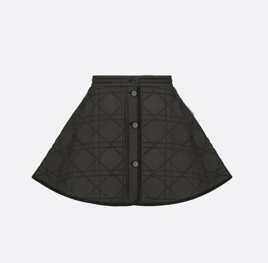 Christian Dior Macrocannage Mini Skirt