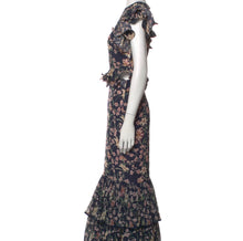 Load image into Gallery viewer, Johanna Ortiz Dark Florals dress
