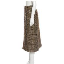 Load image into Gallery viewer, Chanel Metallic Tweed Skirt
