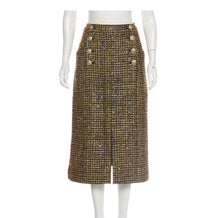 Load image into Gallery viewer, Chanel Metallic Tweed Skirt

