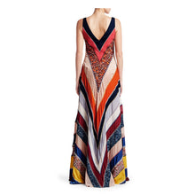 Load image into Gallery viewer, Altuzarra Multi-Ellsworth Striped Silk Maxi Dress
