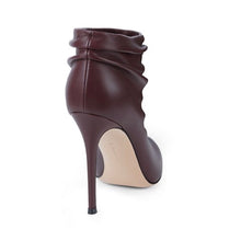 Load image into Gallery viewer, Gianvito Rossi Cyril Ruched Booties - Tulerie
