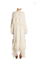 Load image into Gallery viewer, Chloé Long Fringe Poncho Cardigan - Tulerie
