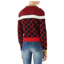 Load image into Gallery viewer, Gucci Stripe Logo Sweater - Tulerie
