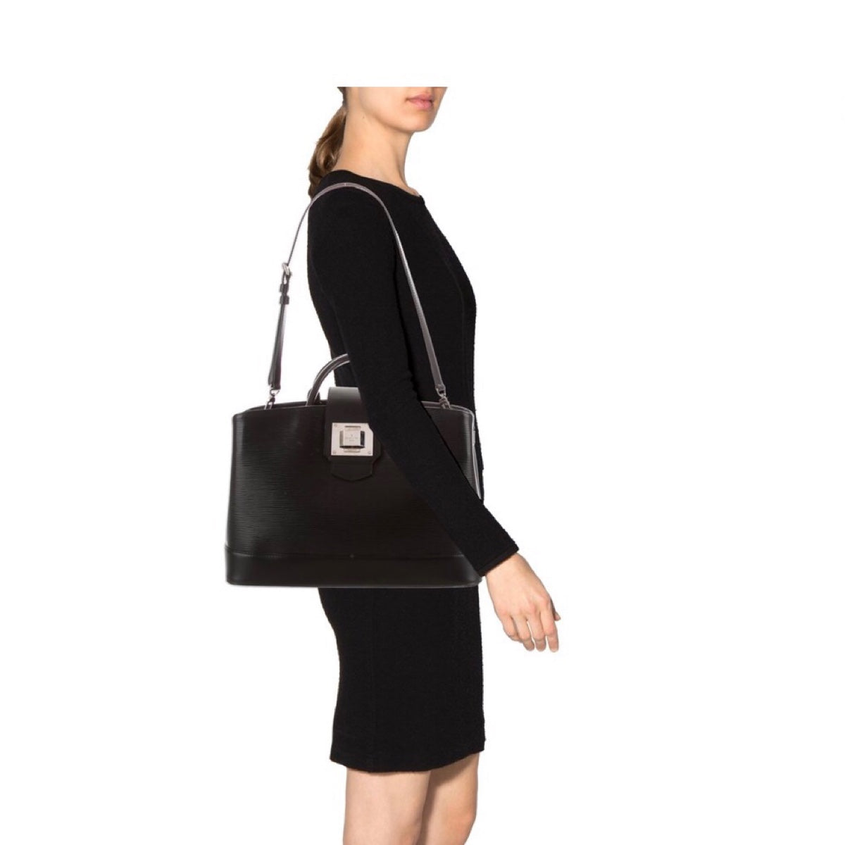Louis Vuitton Mirabeau PM Epi Leather Top Handle Bag on SALE