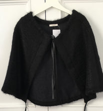 Load image into Gallery viewer, Celine Mohair Tie Front Cape - Tulerie
