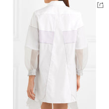 Load image into Gallery viewer, Prada Tulle Paneled Cotton Poplin Mini Dress - Tulerie
