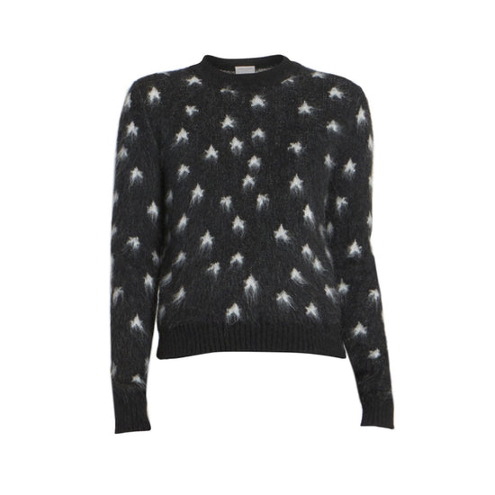 Saint Laurent Star Print Mohair Sweater - Tulerie