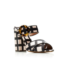 Load image into Gallery viewer, Tabitha Simmons Reyner Checked Neoprene Sandals - Tulerie
