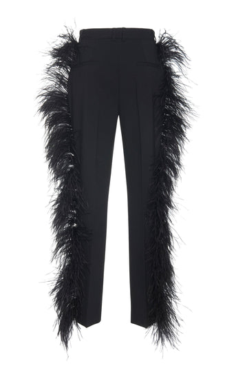 Dolce & Gabbana Feather Trim Pants - Tulerie