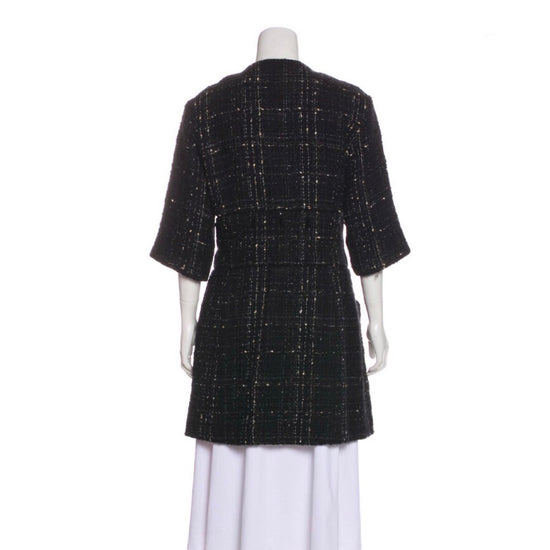 Chanel Wool Blend Tweed Coat - Tulerie