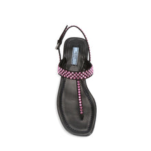 Load image into Gallery viewer, Prada Crystal Embellished Sandals - Tulerie
