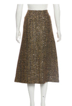 Load image into Gallery viewer, Chanel Metallic Tweed Skirt - Tulerie
