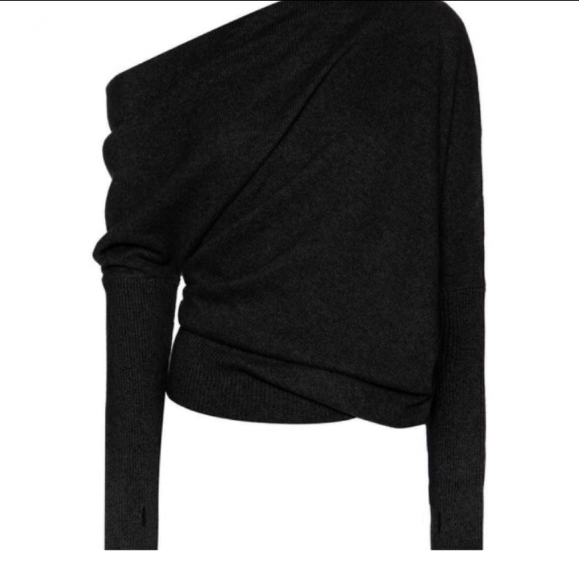 Tom Ford Off The Shoulder Cashmere Sweater – Tulerie