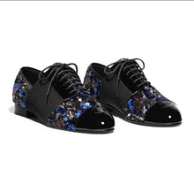 Load image into Gallery viewer, Chanel Sequin Oxfords - Tulerie
