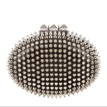 Load image into Gallery viewer, Christian Louboutin Mina Spiked Clutch - Tulerie

