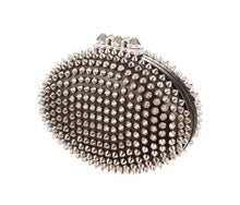 Load image into Gallery viewer, Christian Louboutin Mina Spiked Clutch - Tulerie
