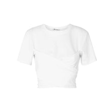 Load image into Gallery viewer, T by Alexander Wang Cropped Wrap T - Tulerie
