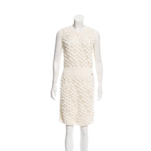 Load image into Gallery viewer, Chanel Ivory Knit Knot Dress - Tulerie
