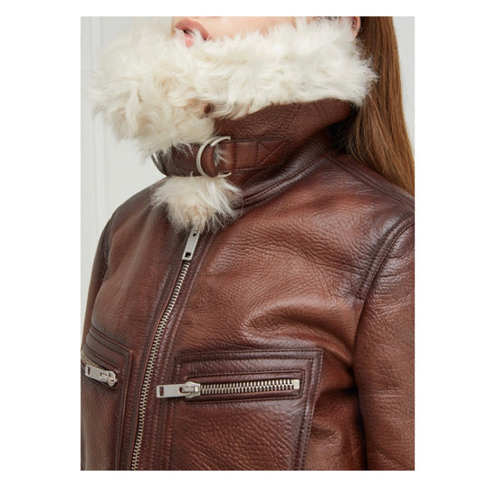 Givenchy Leather/Shearling Bomber - Tulerie