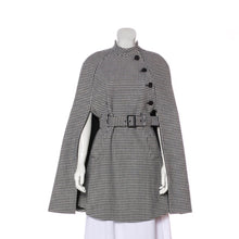 Load image into Gallery viewer, Christian Dior Houndstooth Cape - Tulerie
