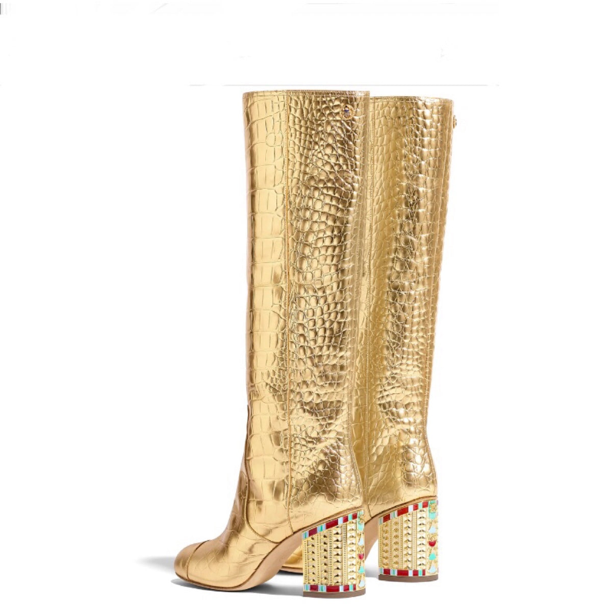 Chanel Knee High Boots Womens Fashion Footwear Boots on Carousell