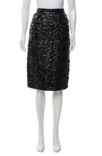 Load image into Gallery viewer, Chanel Leather Quilted Pencil Skirt - Tulerie
