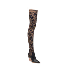 Load image into Gallery viewer, Fendi Logo Sock Boots - Tulerie
