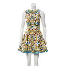 Load image into Gallery viewer, Dolce &amp; Gabbana Majolica Sleeveless Dress - Tulerie
