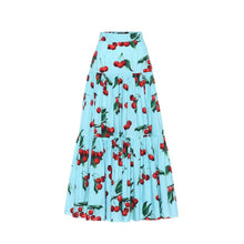 Load image into Gallery viewer, Dolce &amp; Gabbana Cherry Print Maxi Skirt - Tulerie
