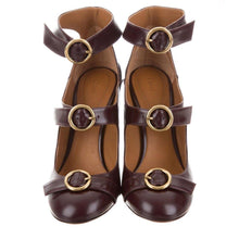 Load image into Gallery viewer, Chloé Leather Buckle Pumps - Tulerie
