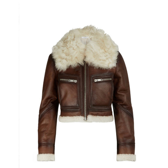 Givenchy Leather/Shearling Bomber - Tulerie