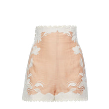 Load image into Gallery viewer, Zimmermann Corsage Lily Linen Shorts - Tulerie
