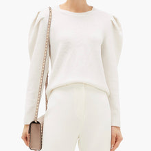 Load image into Gallery viewer, Valentino Puff Sleeve Sweater - Tulerie
