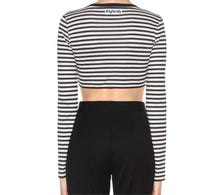 Load image into Gallery viewer, Dolce &amp; Gabbana Striped Crop Top - Tulerie
