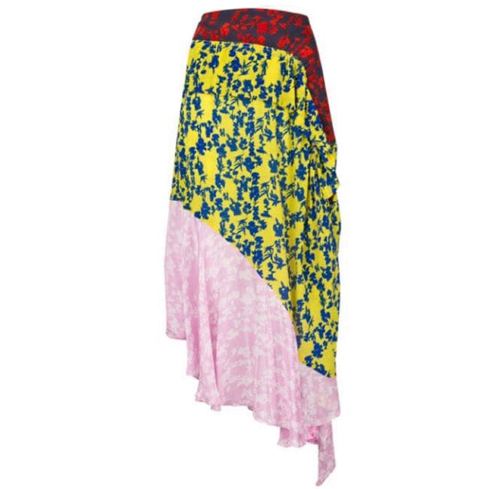 Preen Line Isabelle Asymmetric Midi Skirt - Tulerie