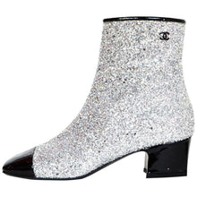 Load image into Gallery viewer, Chanel Glitter Ankle Boots - Tulerie
