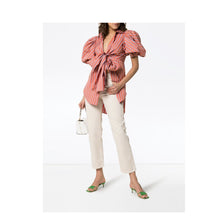 Load image into Gallery viewer, Silvia Tcherassi Primula Puff Sleeve Blouse - Tulerie
