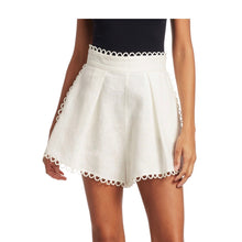 Load image into Gallery viewer, Zimmermann Allia High Waisted Linen Shorts - Tulerie
