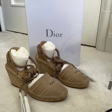 Load image into Gallery viewer, Christian Dior Granville Wedge Espadrilles

