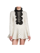 Load image into Gallery viewer, Valentino Embroidered Neck Mini Dress
