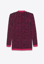 Load image into Gallery viewer, Saint Laurent Jacquard Houndstooth Cardigan
