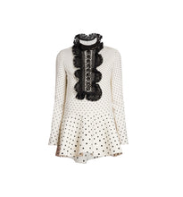 Load image into Gallery viewer, Valentino Embroidered Neck Mini Dress
