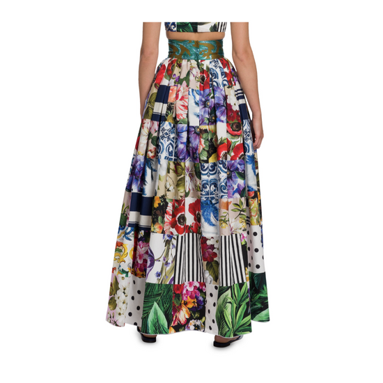 Dolce & Gabbana Patchwork Full Skirt - Tulerie