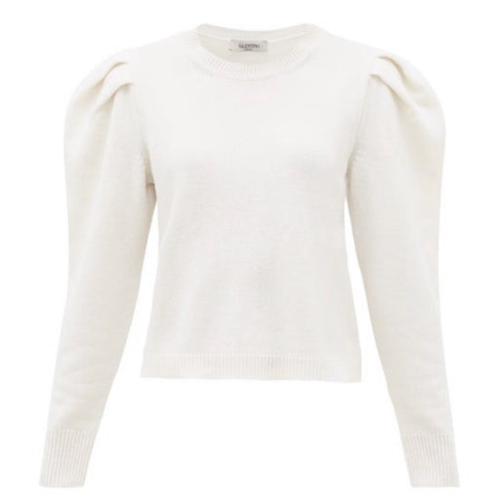 Valentino Puff Sleeve Sweater - Tulerie