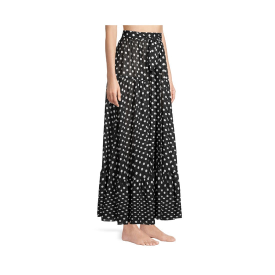 Caroline Constas Polka Dot Maxi Peasant Skirt - Tulerie