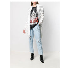 Load image into Gallery viewer, Balmain Distressed Cardigan - Tulerie
